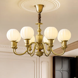 Endon Vintage Brass Chandelier