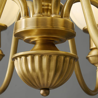 Endon Vintage Brass Chandelier