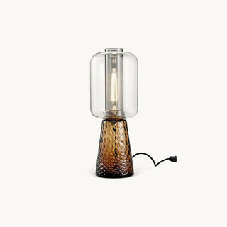 Lira Amber Glass Table Lamp