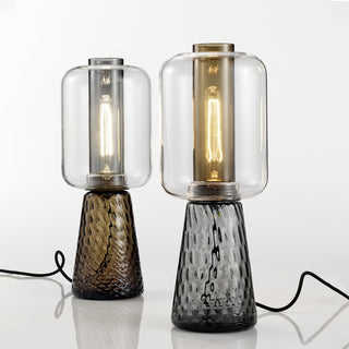 Lira Amber Glass Table Lamp