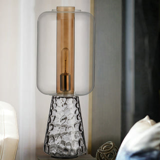 Lira Amber Glass Table Lamp