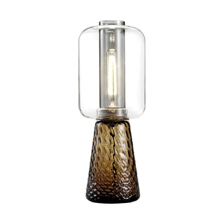 Lira Amber Glass Table Lamp