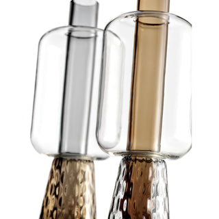 Lira Amber Glass Table Lamp