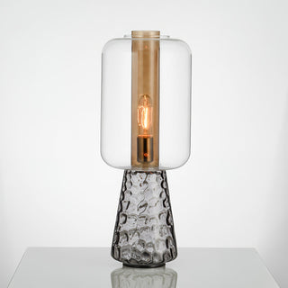 Lira Amber Glass Table Lamp