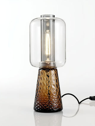 Lira Amber Glass Table Lamp