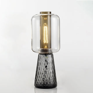 Lira Amber Glass Table Lamp