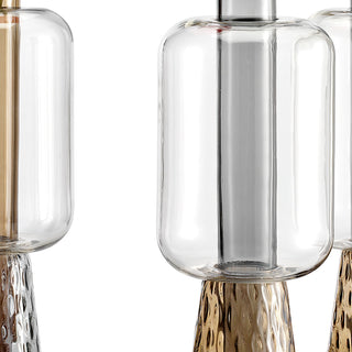 Lira Amber Glass Table Lamp