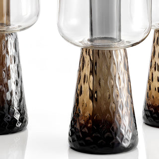 Lira Amber Glass Table Lamp