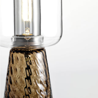 Lira Amber Glass Table Lamp