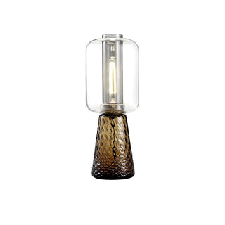 Lira Amber Glass Table Lamp