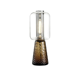 Lira Amber Glass Table Lamp