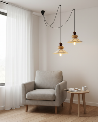 Velos Artistic Fabric Pendant Lamp