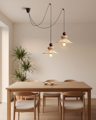 Velos Artistic Fabric Pendant Lamp