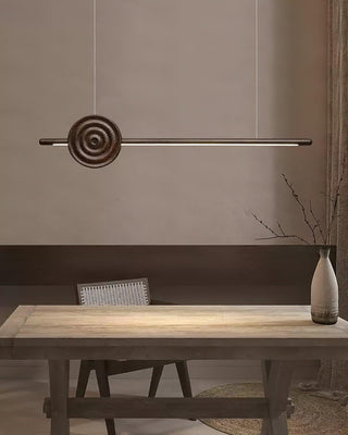 Chorus Erhu Artistic Wood Chandelier