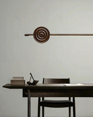 Chorus Erhu Artistic Wood Chandelier