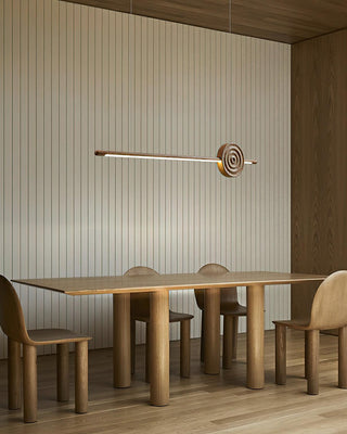 Chorus Erhu Artistic Wood Chandelier