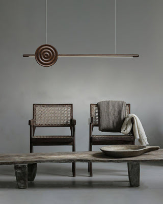 Chorus Erhu Artistic Wood Chandelier