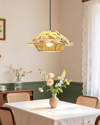 Rilen Rustic Rice Paper Pendant Lamp