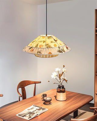 Rilen Rustic Rice Paper Pendant Lamp