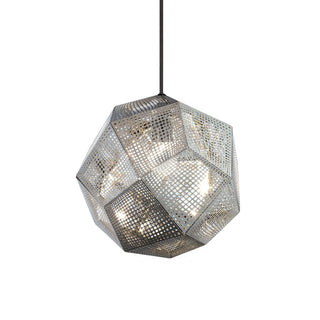 Kaelin Perforated Gold Pendant Light
