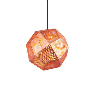 Kaelin Perforated Gold Pendant Light