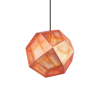 Kaelin Perforated Gold Pendant Light
