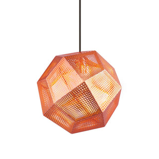 Kaelin Perforated Gold Pendant Light