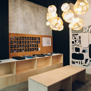 Kaelin Perforated Gold Pendant Light