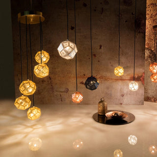 Kaelin Perforated Gold Pendant Light
