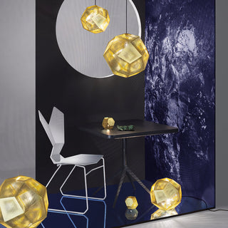 Kaelin Perforated Gold Pendant Light