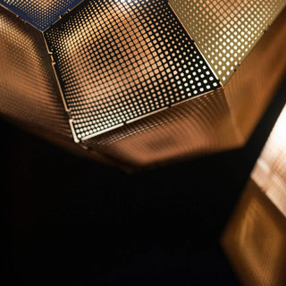 Kaelin Perforated Gold Pendant Light