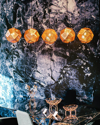 Kaelin Perforated Gold Pendant Light