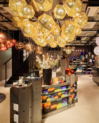 Kaelin Perforated Gold Pendant Light