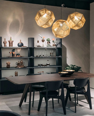 Kaelin Perforated Gold Pendant Light