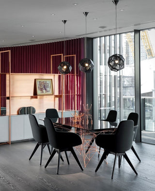Kaelin Perforated Gold Pendant Light