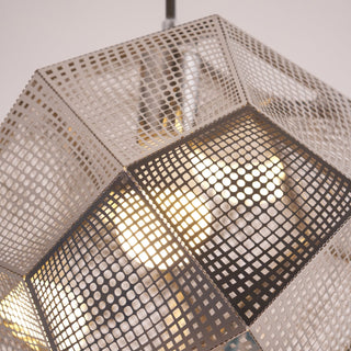 Kaelin Perforated Gold Pendant Light