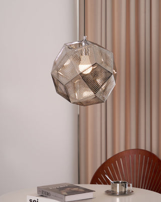 Kaelin Perforated Gold Pendant Light