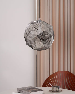 Kaelin Perforated Gold Pendant Light