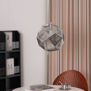 Kaelin Perforated Gold Pendant Light