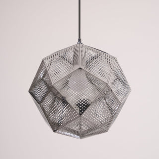 Kaelin Perforated Gold Pendant Light