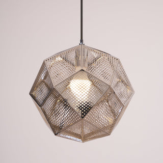 Kaelin Perforated Gold Pendant Light