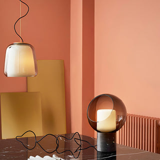 Nova Modern Glass Table Lamp
