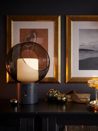 Nova Modern Glass Table Lamp