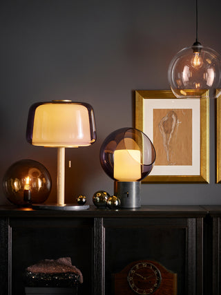 Nova Modern Glass Table Lamp