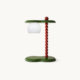 Everalda Playful Enamel Glass Table Lamp