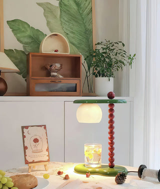 Everalda Playful Enamel Glass Table Lamp