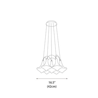 Facet Lasvit Luxury Glass Pendant Light