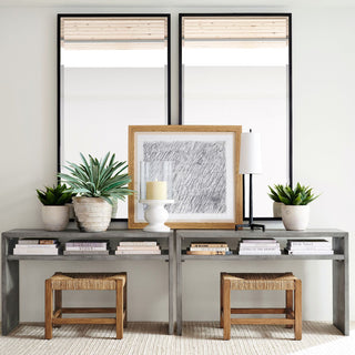 Fallon Modern Metal Fabric Floor Lamp