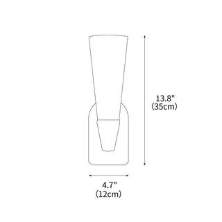 Aria Contemporary Metal Wall Lamp