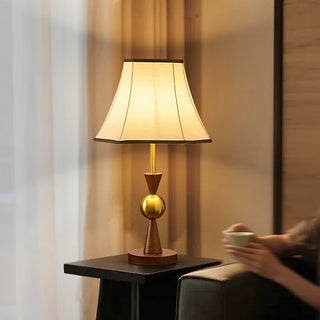Orion Mid-Century Wood Table Lamp